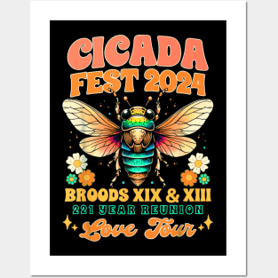 Cicada fest 2024 Brood xix Posters and Art